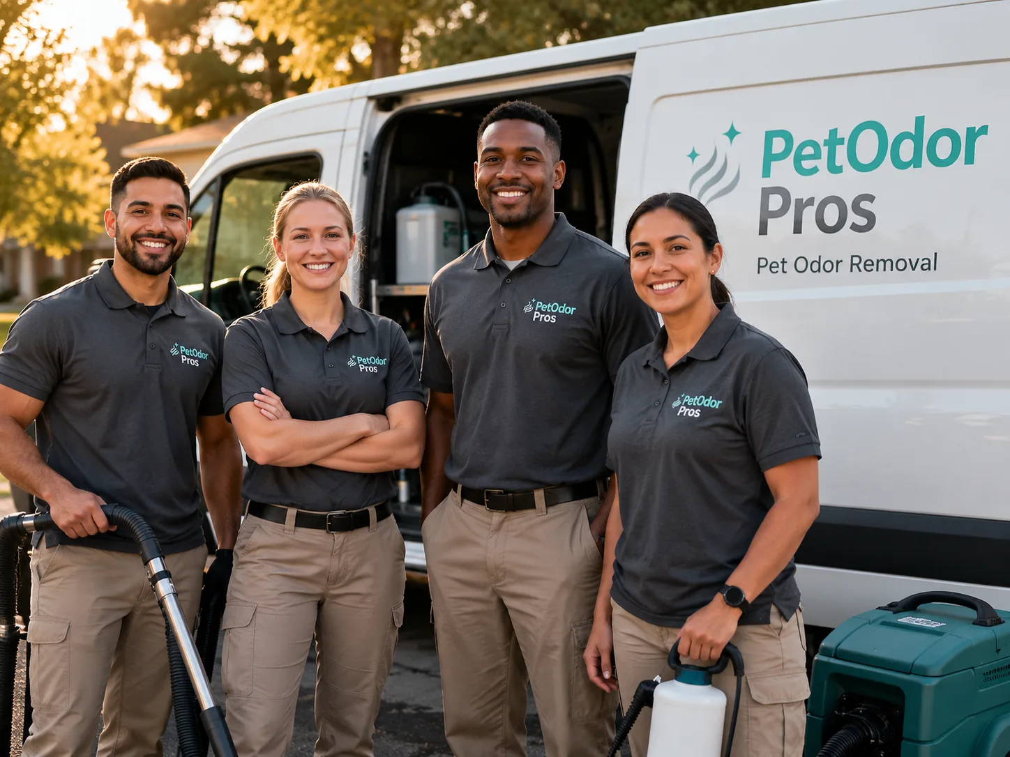 Pet Odor Removal team serving Flower Mound, TX